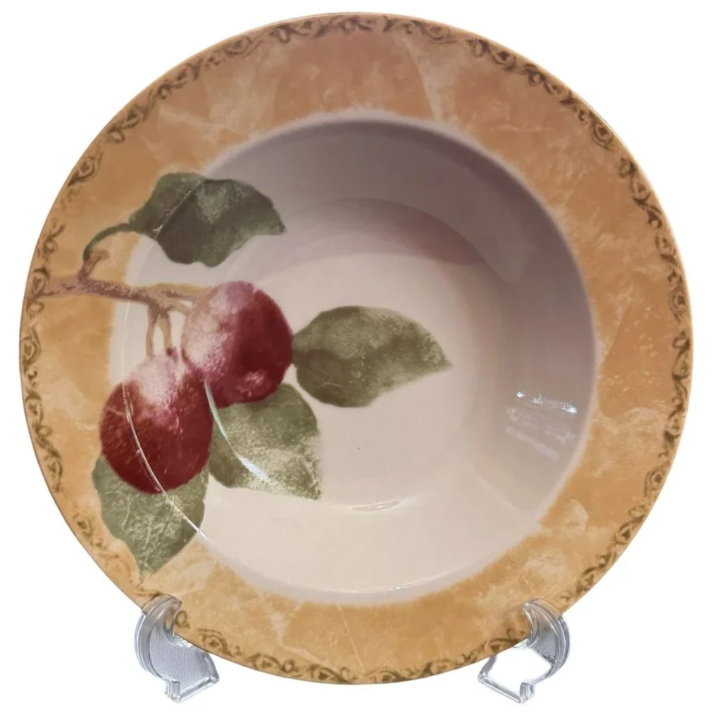 Cheri Blum 222 Fifth Cortland Rimmed Pasta Bowl 9